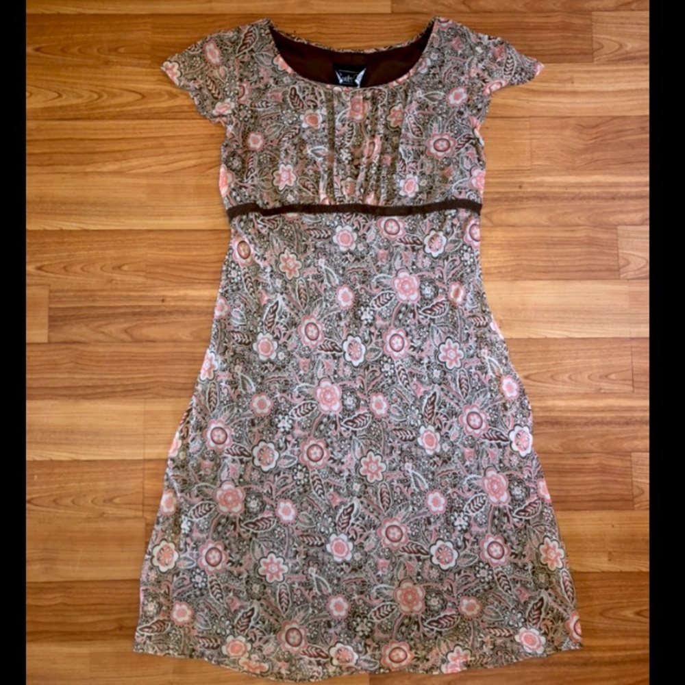 Floral, empire waist, dress